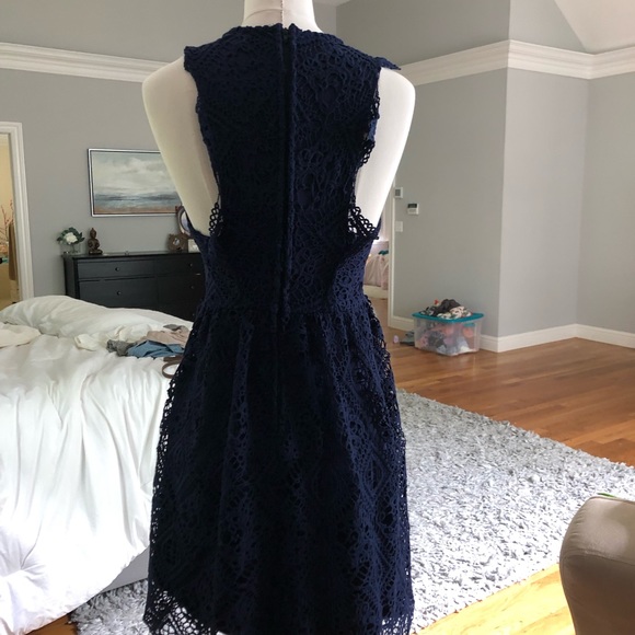 Francesca’s Navy Dress - Picture 2 of 4